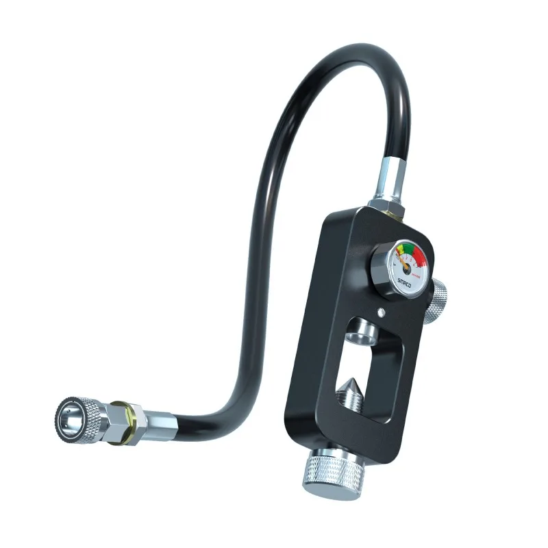 

Diving oxygen cylinder inflation valve, scuba respirator, small conversion inflatable air guide adapter