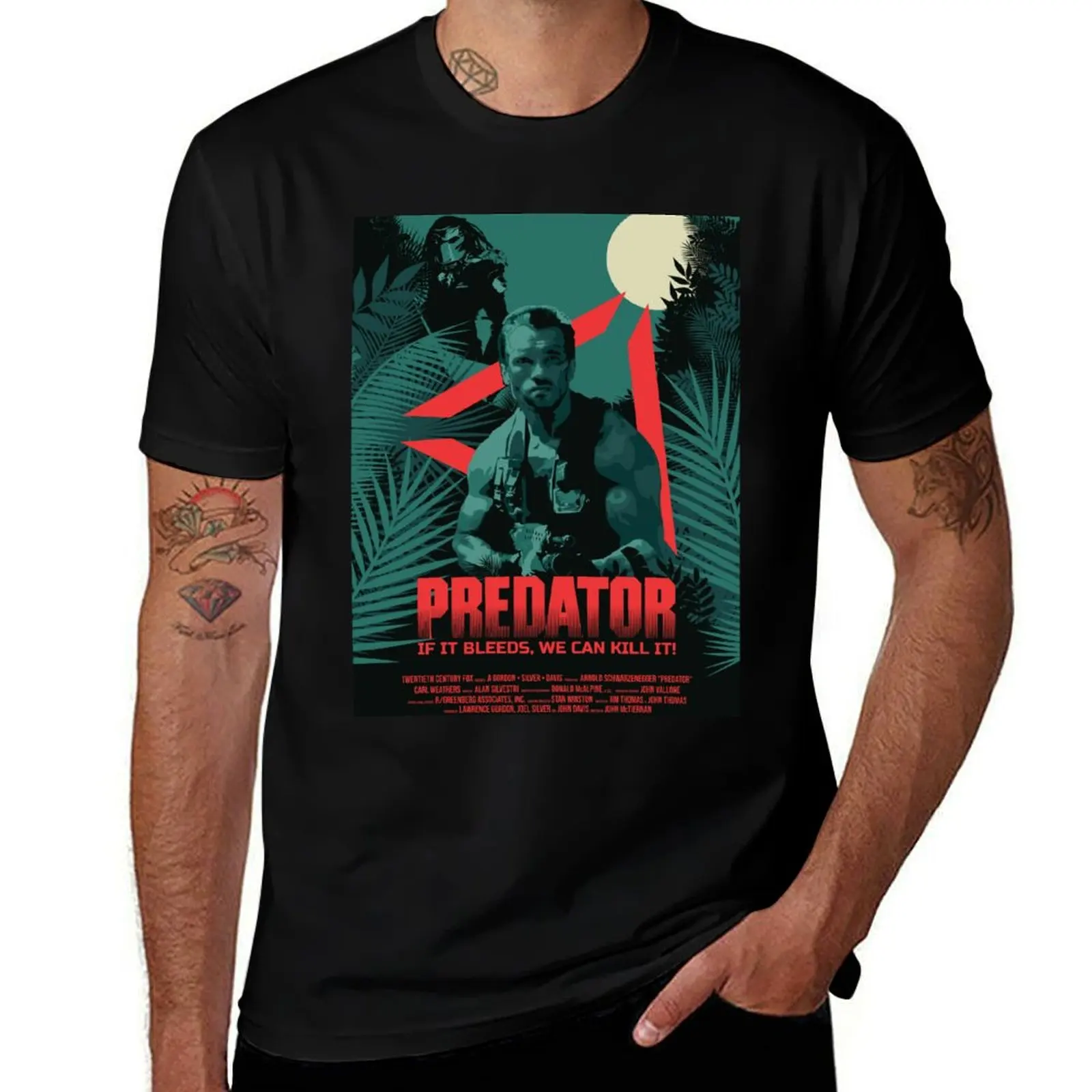 

Predator T-Shirt graphic tee shirt T-shirts oversize quick-drying graphic t shirt vintage mens graphic t-shirts hip hop