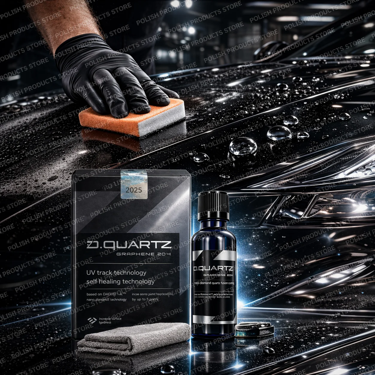 CAR Graphene Ceramic Coating 20H with Self Healing UV Track Technology Car Detailing Professionals 10+ Years of Protection