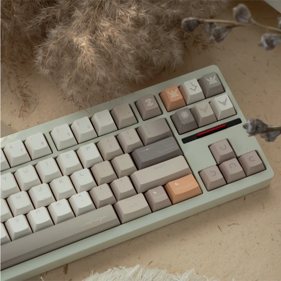 Dune simple theme PBT sublimation keycap original custom keyboard cap new original height
