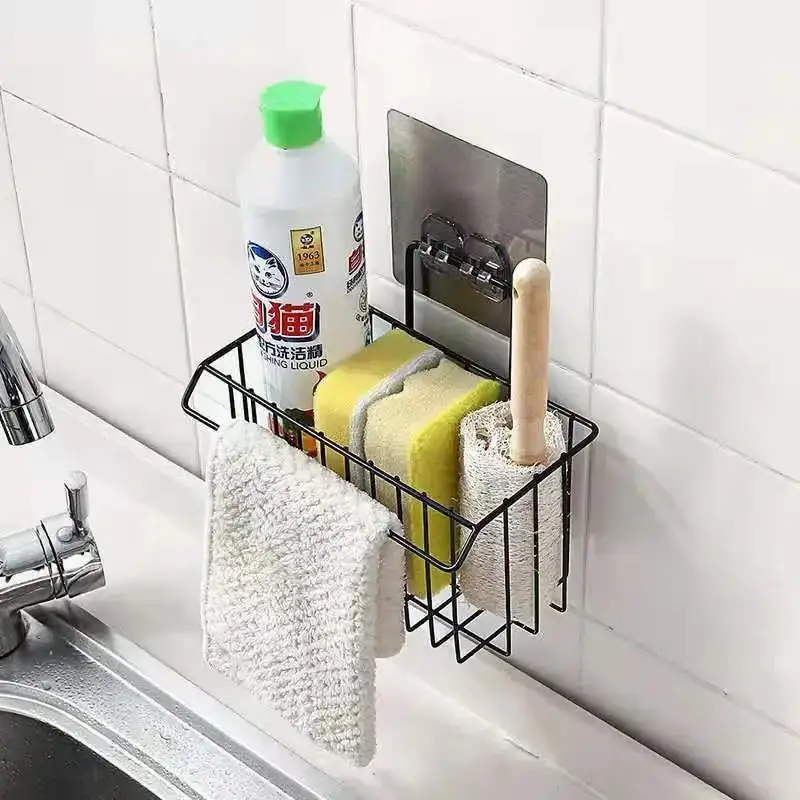 

Side Rack Storage Multifunctional Kitchen Bathroom Drain Rack Household Stainless Steel Kitchen Drain Rack Drain Basket Sink