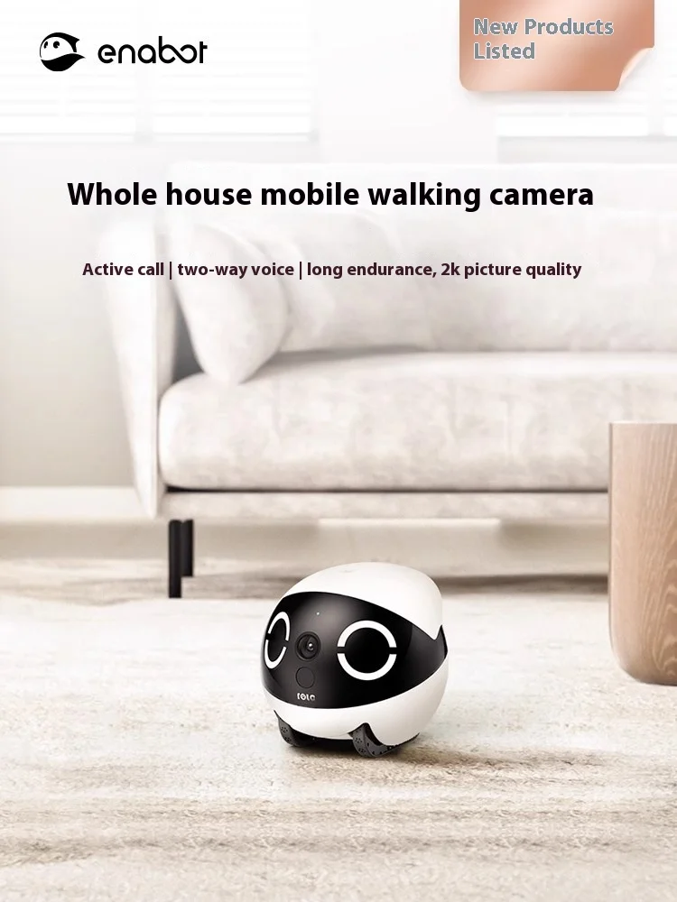 Rolamini Intelligent Robot Pet Kids Companion Mobile Camera Remote Control 5000mah Long Battery Life Potable For Kids Pet Gifts