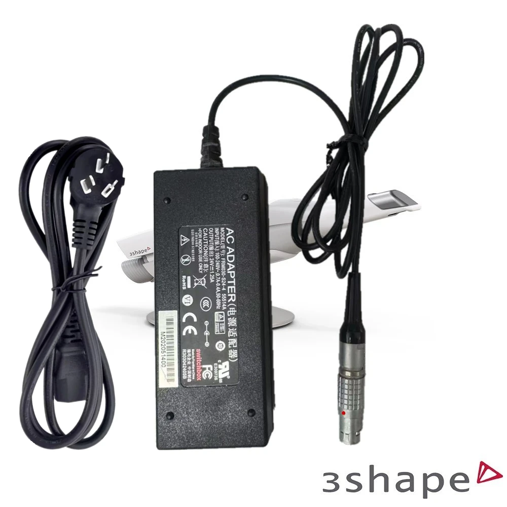 

TRIOS Core Dental Scanner Power Addapter Used 3Shape Power Adapter, Charger 3-Pins for 3Shape Scanner Charging Use