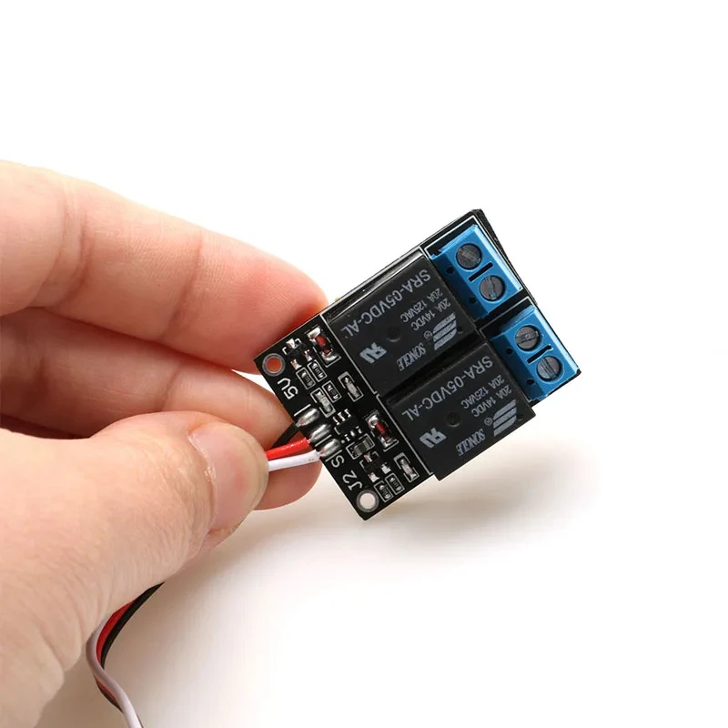 19g Mini Size PWM Relay Module Electronic Switch Two Channel Output Remote Control Power On-off Controller for RC Drone Airplane