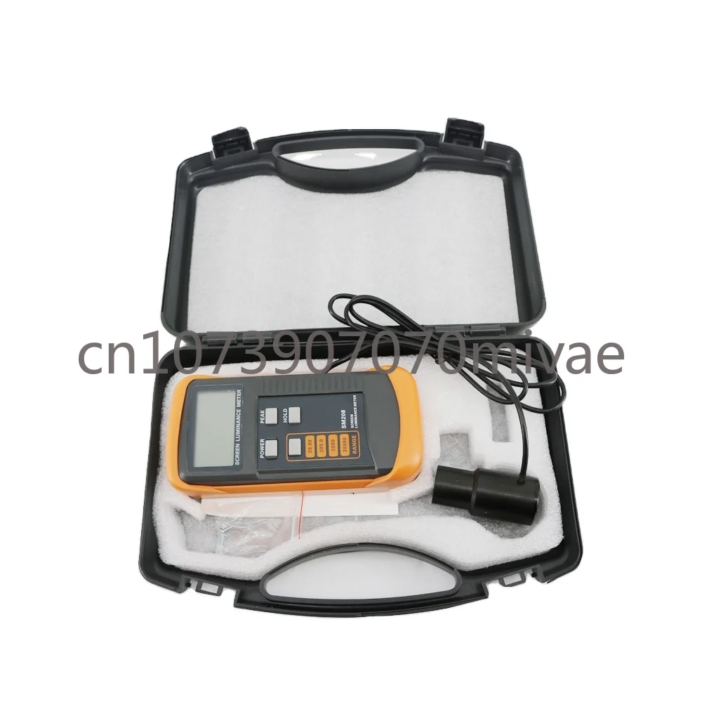 

SM208 Screen Luminance Meter Luminance Meter Screen Brightness Meter Measuring Range 0.01-39990cd/m2