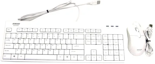 

Washable USB Wired Medical Keyboard Mouse Combo - White - Used-Like New