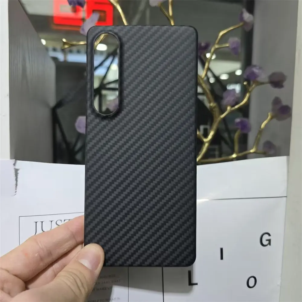 

Magnetic Slim Aramid Carbon Fiber Case For For Sony Xperia 1 VII Shockproof Armor Cover