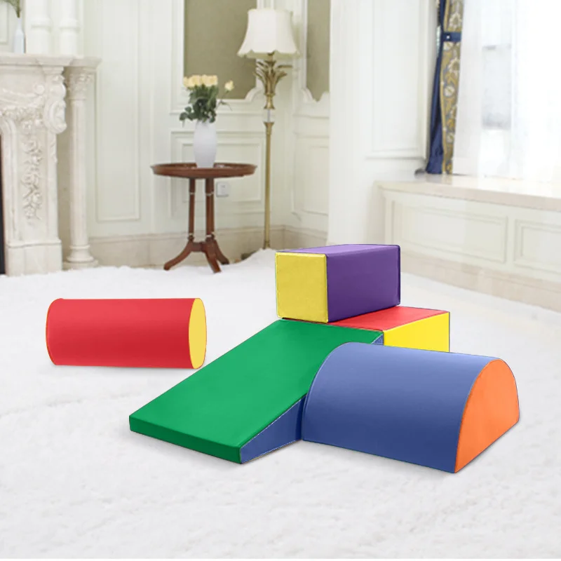 

Children's Portable Baby Soft Cotton Play Blocks Mountaineer Equipment Sets Family Wholesale Indoor Playground Shopping Mall