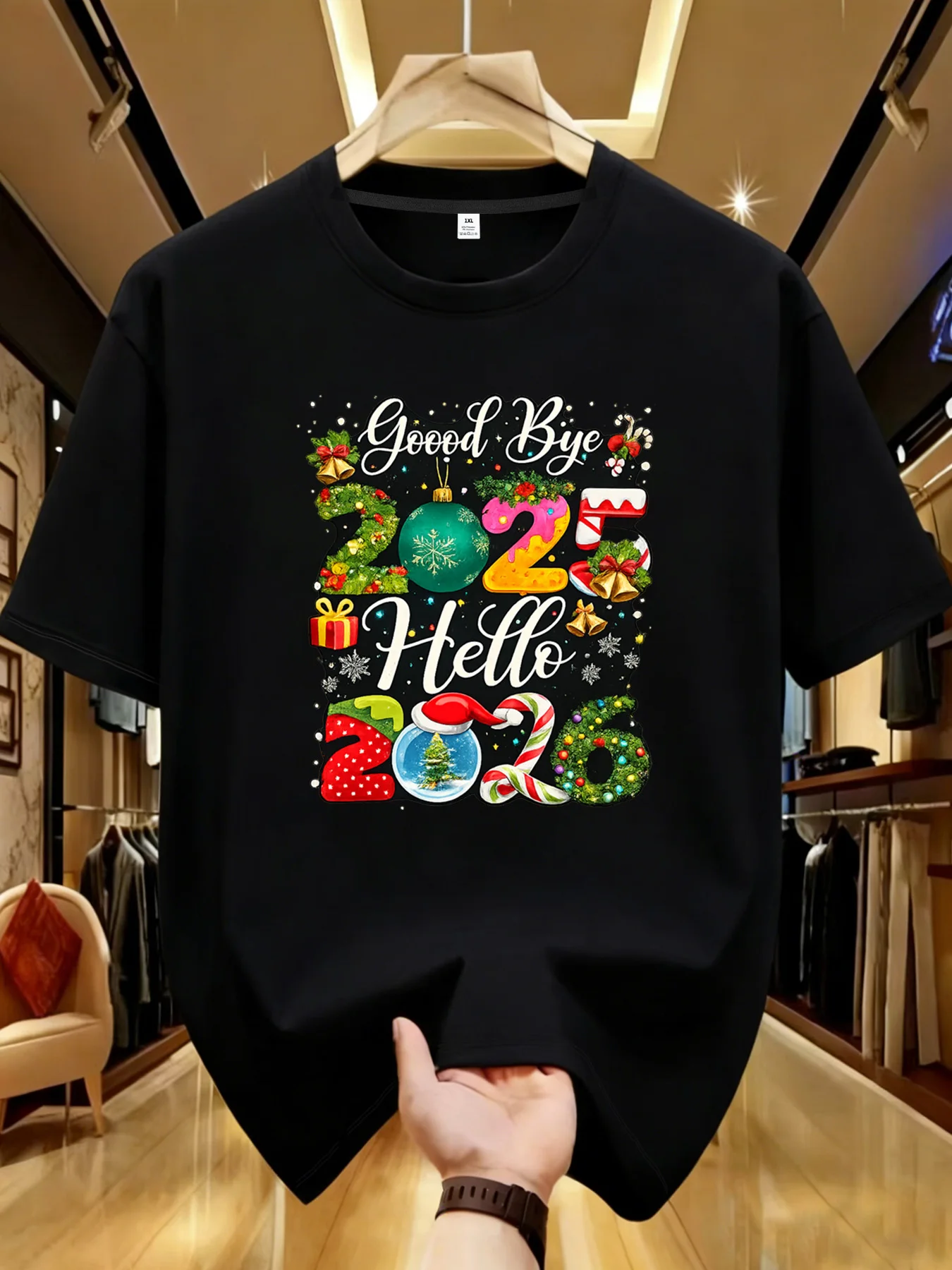 

【YJ0005】English letters Plus size women's round neck short sleeve T-shirt with elastic half sleeves and trendy prints