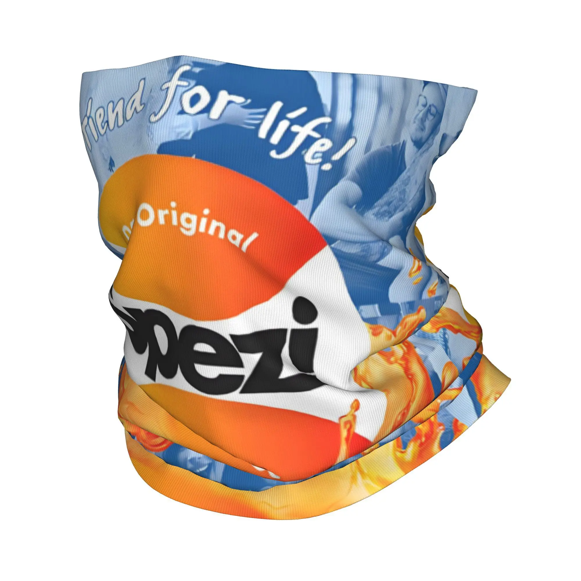 

Custom S-Spezies Orange Juice Neck Gaiter Men Women UV Face Shield Winter Hot Bandana Scarf for Cycling