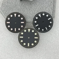 28.5mm Blue Luminous Watch Dial SUB Surface Without Calendar Window Watch Accessories for NH35/NH36 Movement Modification Parts