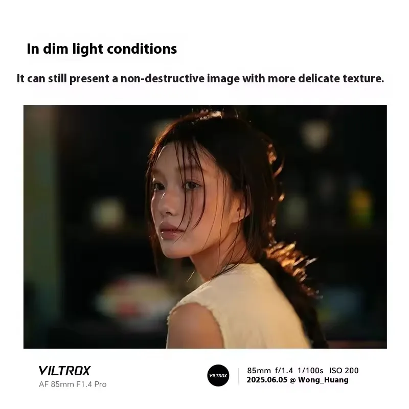 VILTROX 85 مللي متر F1.4 PRO التركيز التلقائي فتحة كبيرة عدسة صورة كاملة الإطار لسوني zve10 a7iii a6400 a6700 fx30 a7iv A7CR E Mount