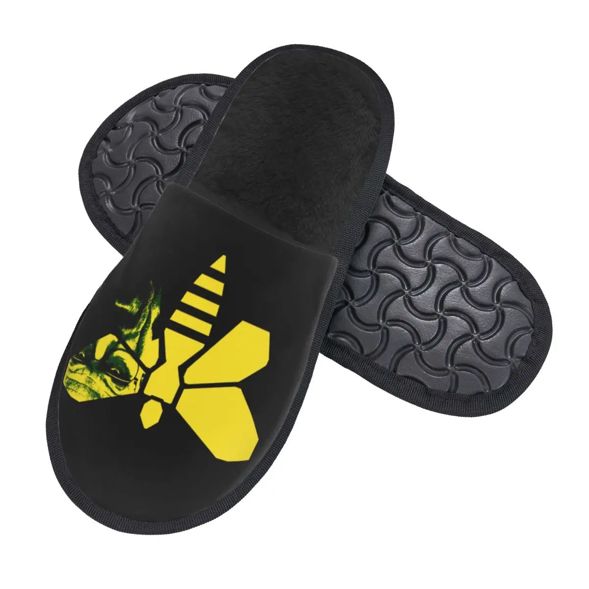 Custom Heisenberg Walter White With Bee Cozy Scuff Memory Foam Slippers Women Breaking Bad Tv Show Spa House Shoes