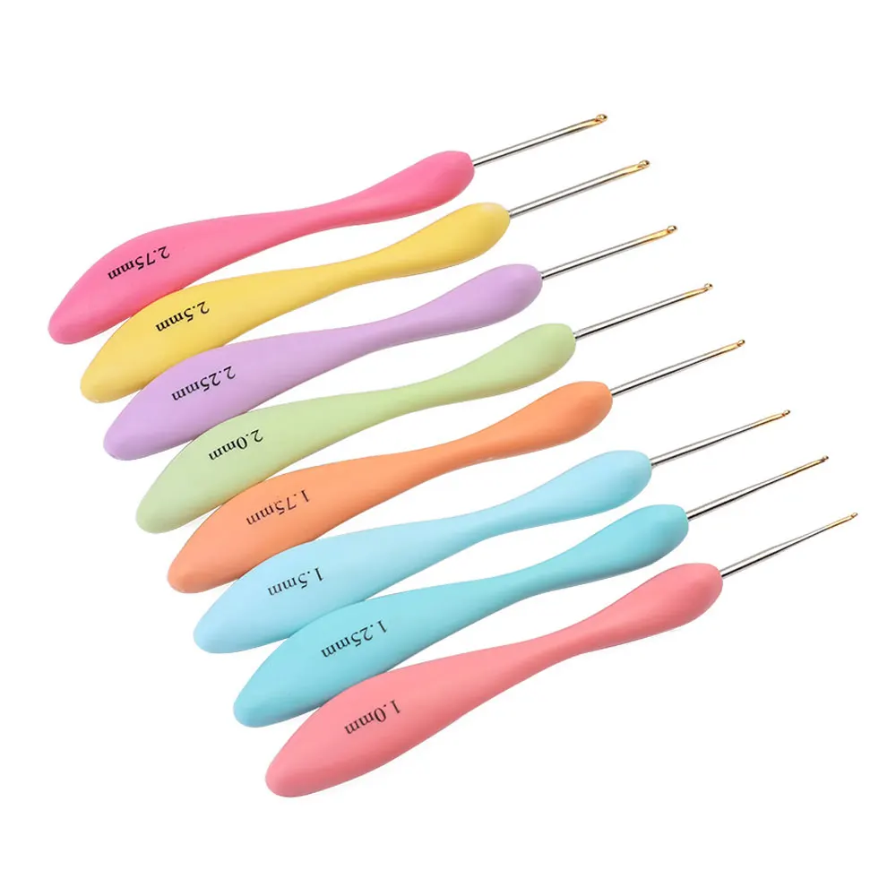 

8 шт./набор, эргономичные крючки для вязания