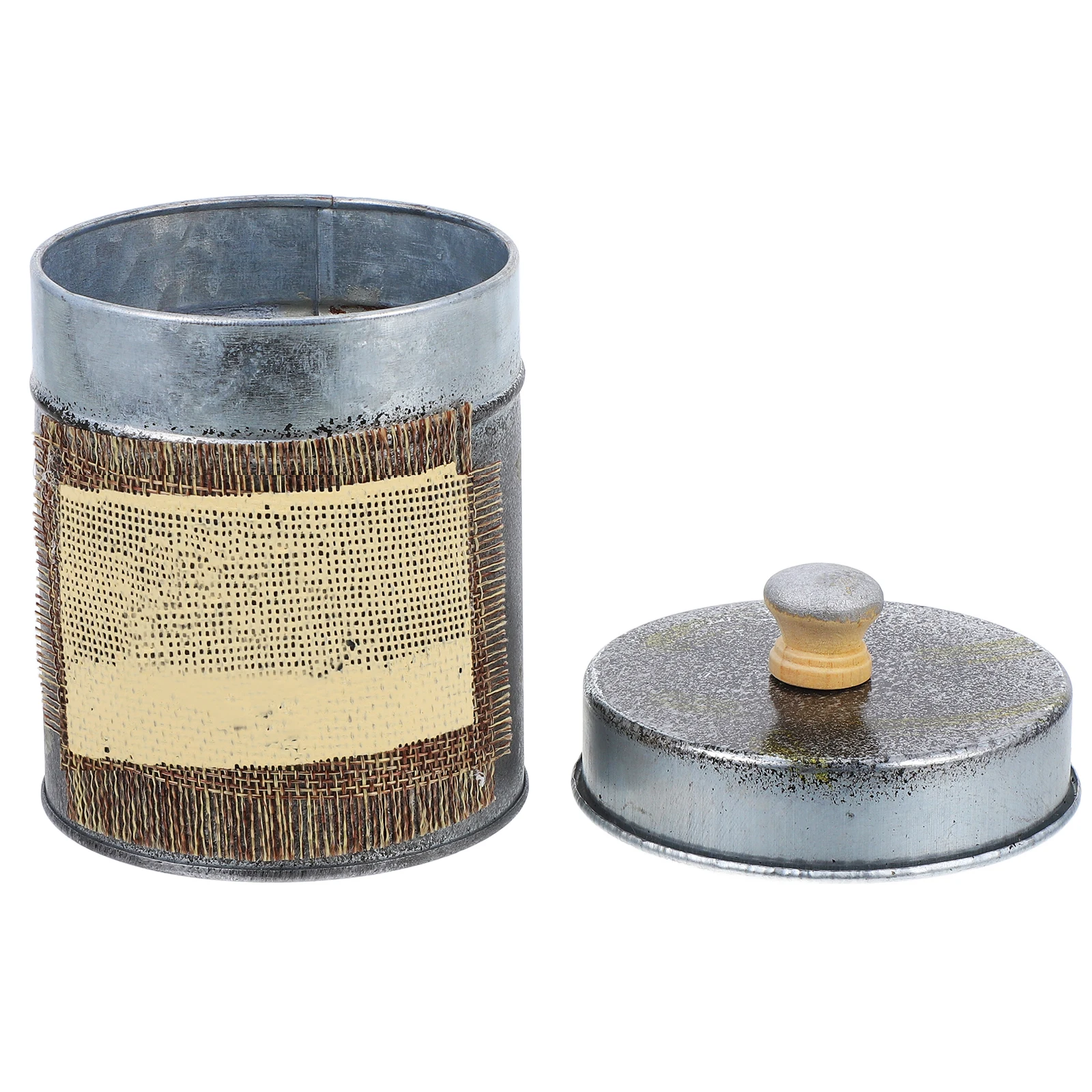 

Retro Storage Can Vintage Style Compact Container Practical Kitchen Organizer High Quality Iron Kitchen Canister Space Saving