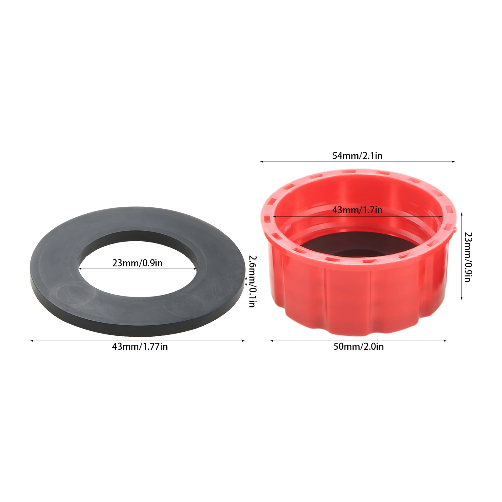 4pcs Plastic Coarse Thread 5 Gallon Gas Can Replacement Cap Fit Plastic & Metal Fuel Cans Reliable Sealing Portable Tank Lids