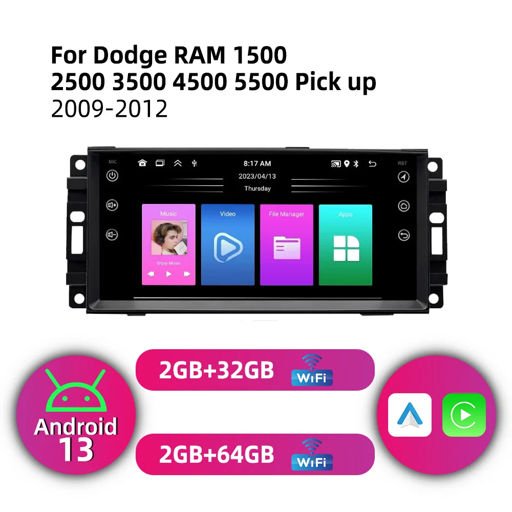 Head Unit 1 Din Radio Carplay 7