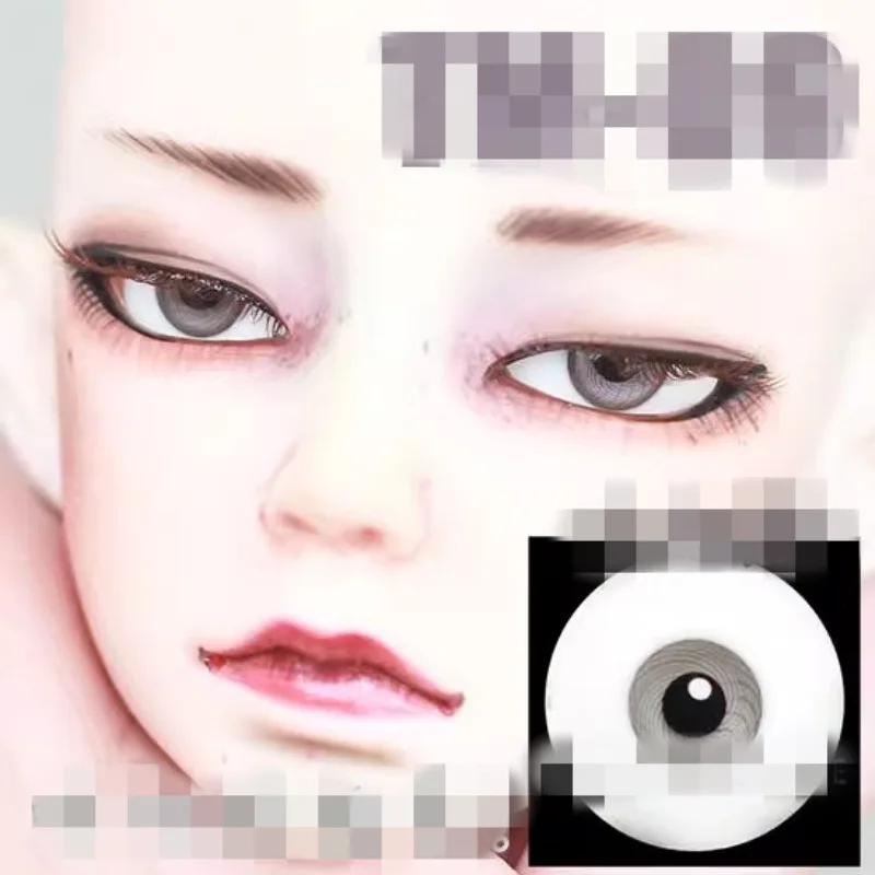 

Bjd Doll Eyes Grey Layered Grain Glass Eyeball 1/6 1/4 SD.14mm 16mm Free Box Doll Accessories GA38