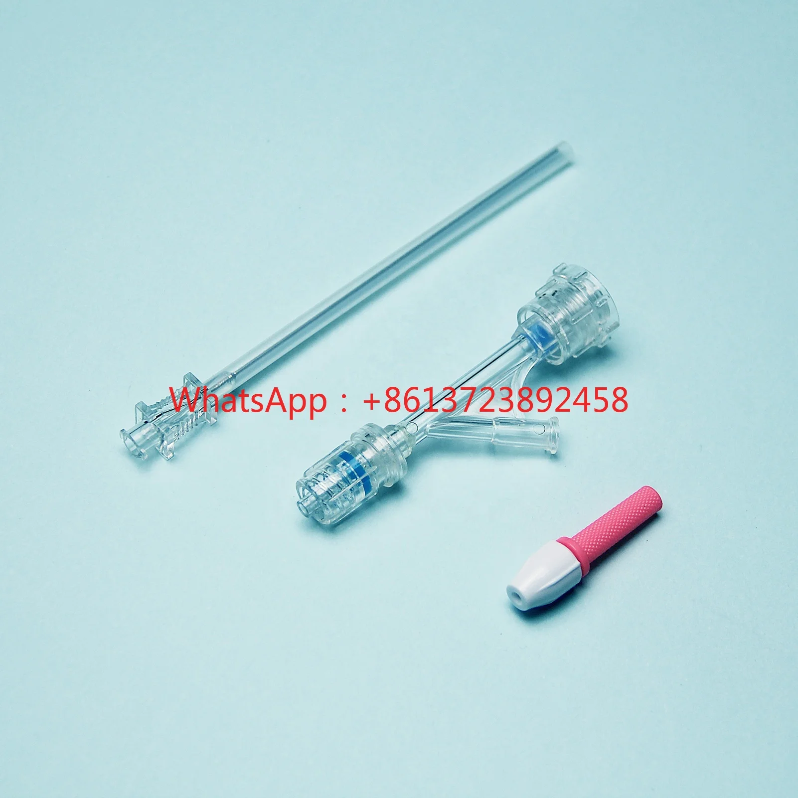 Tianck medical ptca  push and release push pull double click hemostasis valve y connector