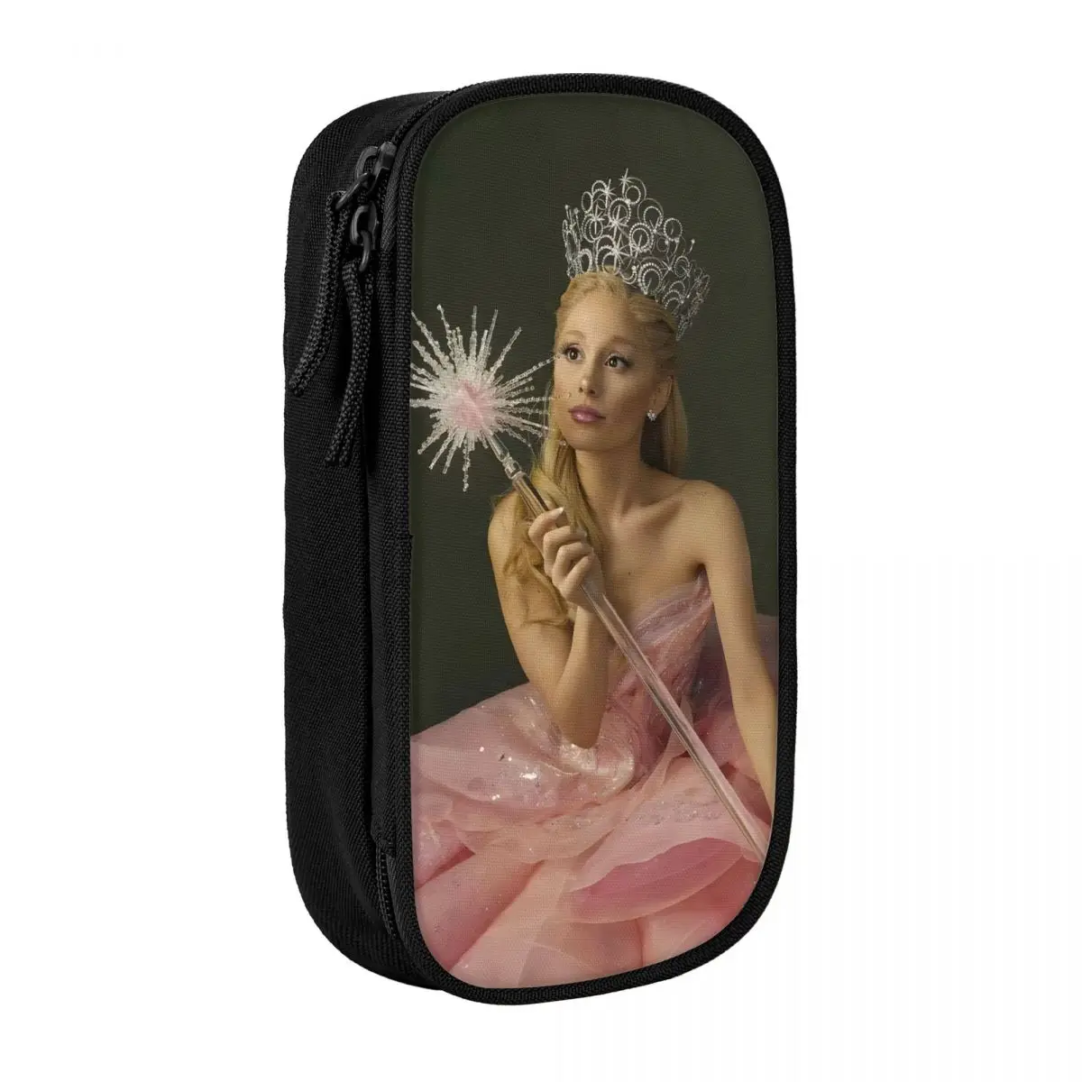 Retro Pencil Case A-Ariana GrandePencil Pouch Fundamental Paper Education Back To School Pencil Cases Boy Girl Canvas