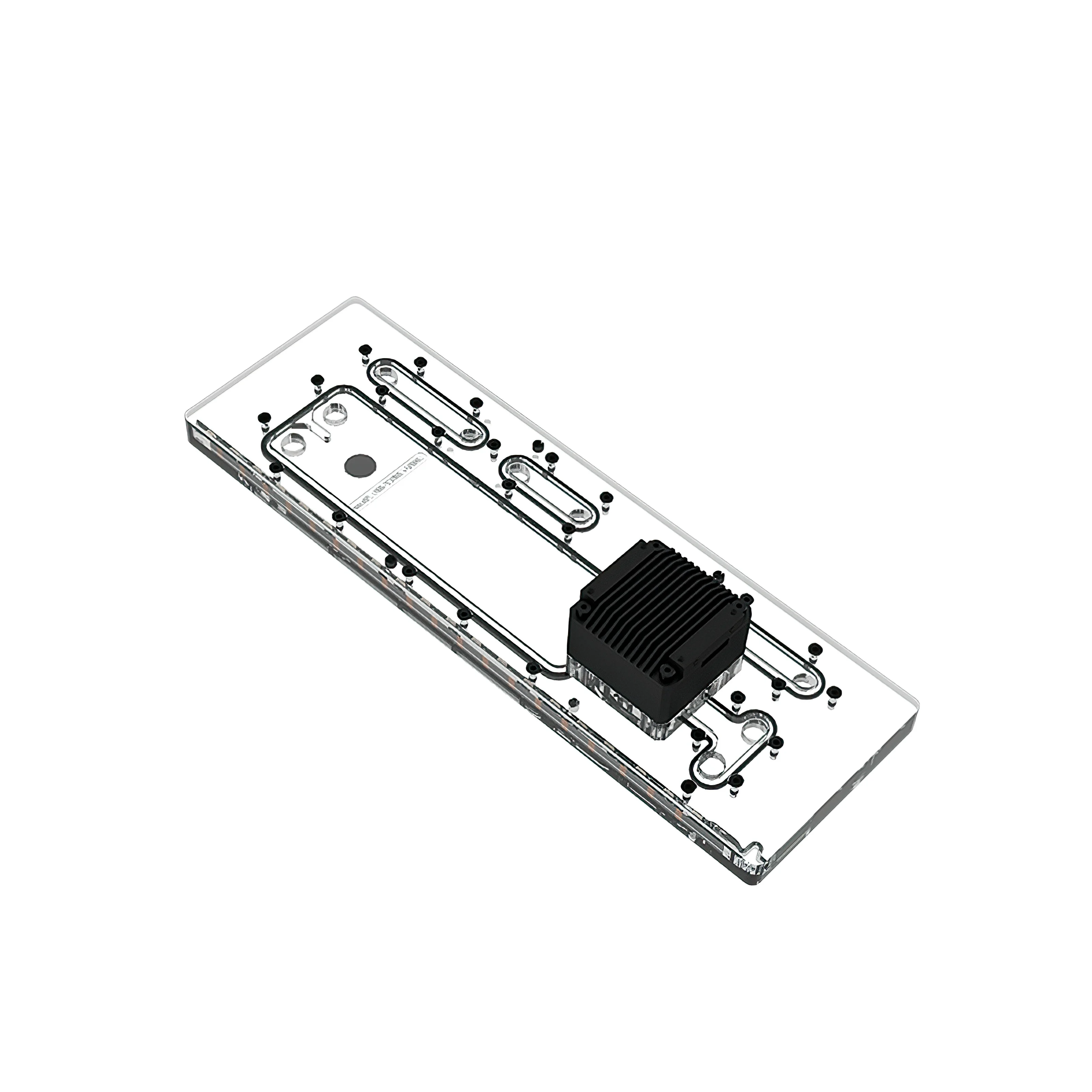 Bykski Water Cooling RGB Reservoir Tank Distro Plate for NZXT H9 FIow-P RGV-NZXT-H9 FIow-P