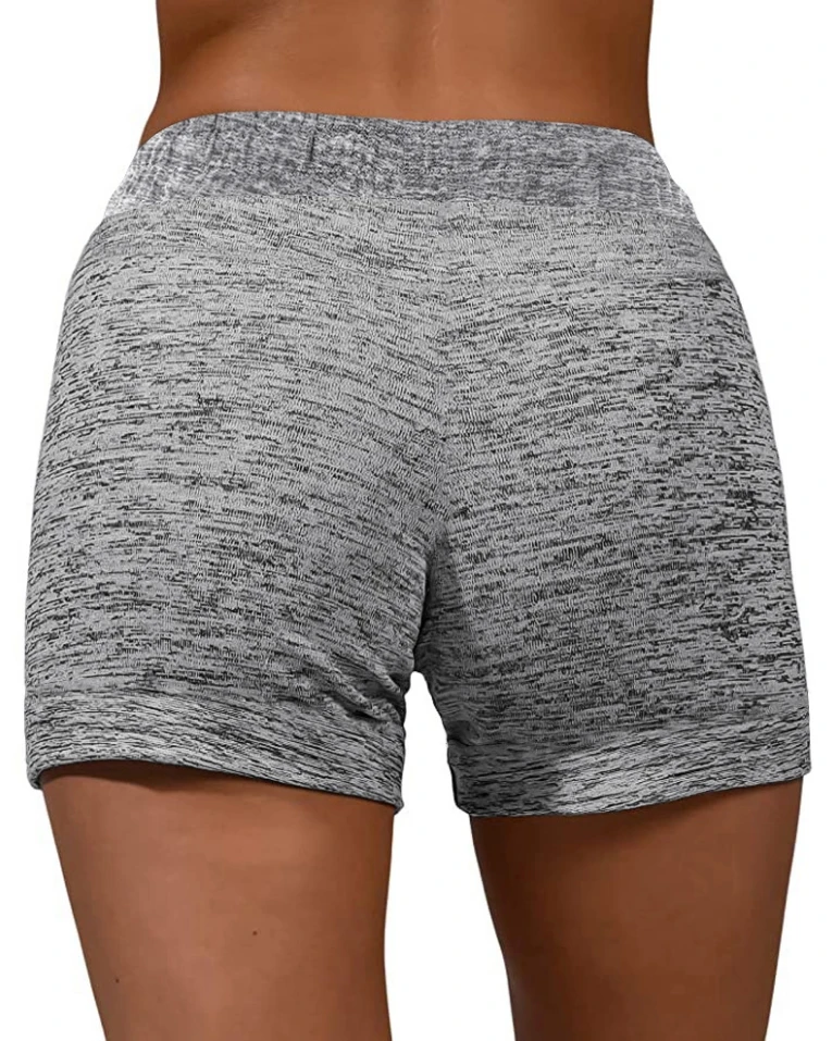 Comodi pantaloni sportivi da donna 2024 primavera estate ultima atmosfera modelli 3D pantaloncini sportivi Casual in vita elastica