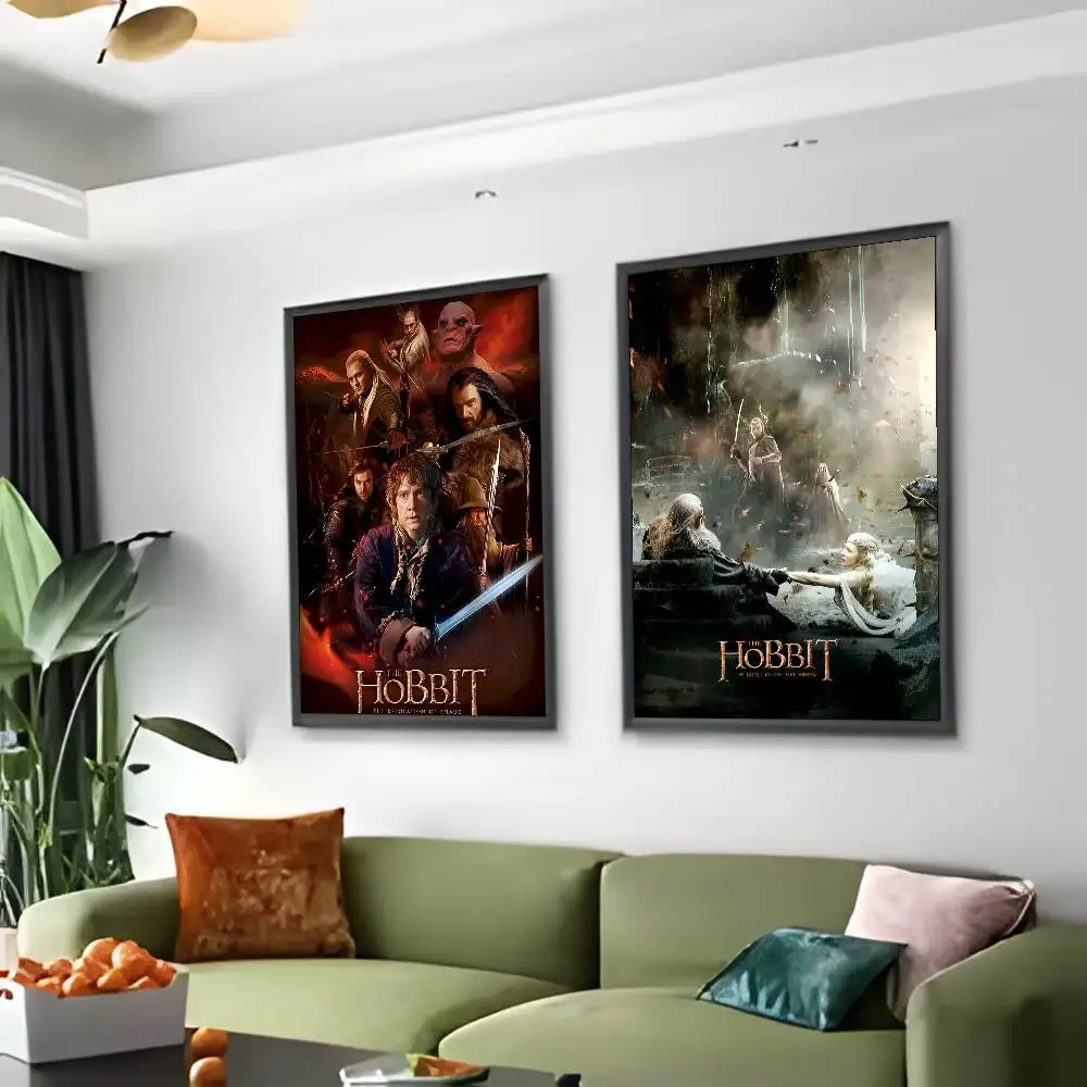 ملصق لوحة ملصق T-The H-Hobbit Armies مع مطبوعات هدية تزيين غرفة النوم وغرفة المعيشة #5