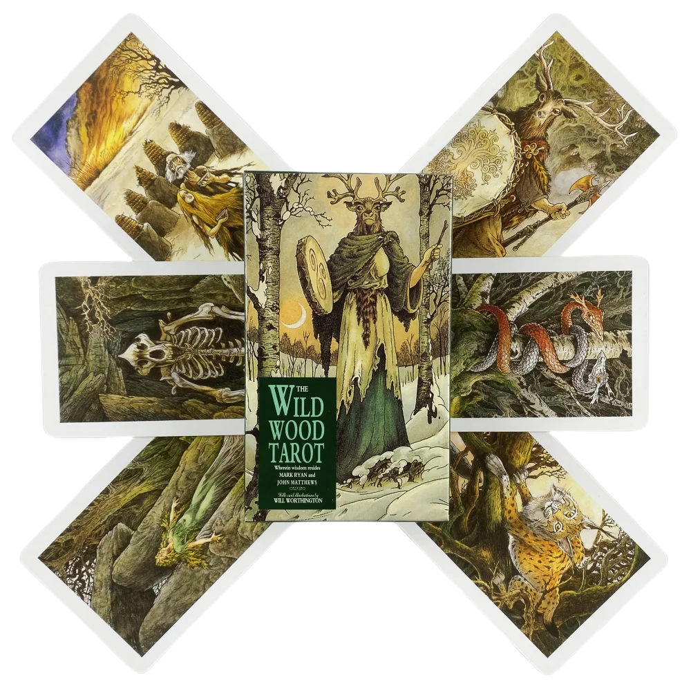 The Wild Wood Tarot Cards A 78 Deck Oracle English Visions Divination Edition Borad Playing Games