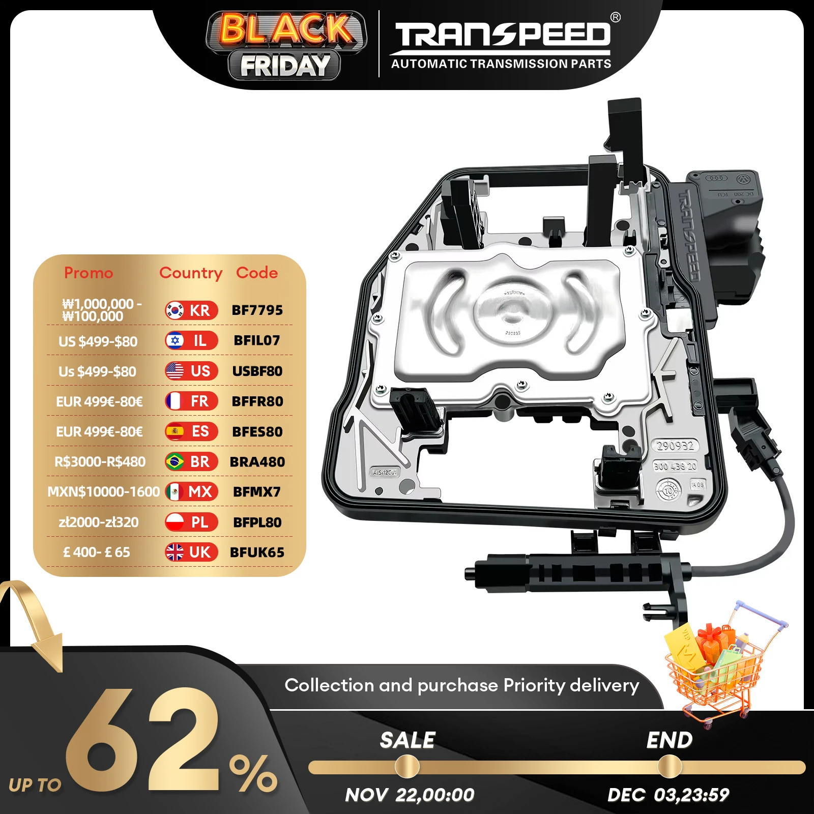 TRANSPEED Romania 0AM DQ200 TCU TCM Transmission Control Unit 0AM927769D DSG 7 OAM Fr Audi A1 A3 Q3 Skoda VW Golf Jeta Seat Polo