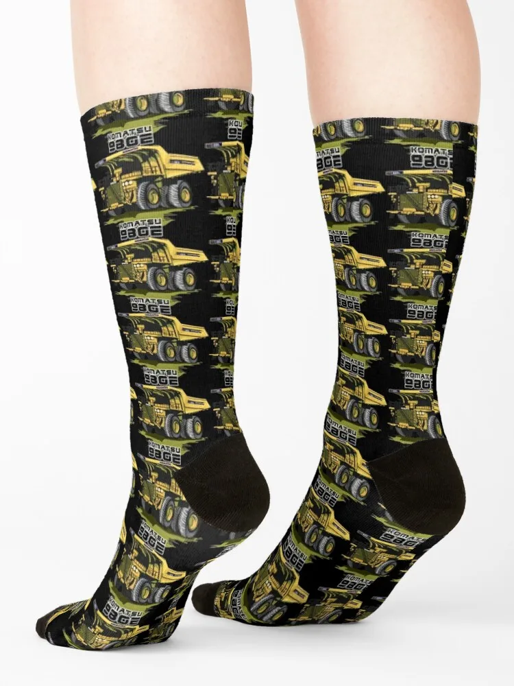 Mining Truck Komatsu 980E Socks Christmas gift Girl\'S Socks Men\'s