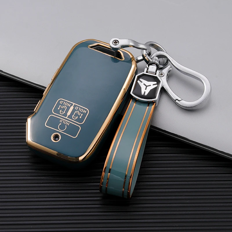 7 Buttons TPU Car Remote Key Case Cover for Kia Carnival 2021 2022 Sedona Carnival KA4 EX SX LX Fiesta 2023 Shell Accessories