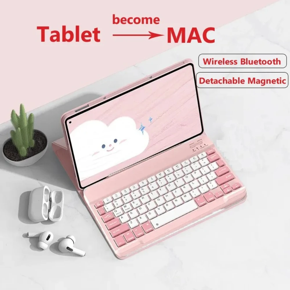 

Bluetooth Keyboard Cover for Honor Pad X9a Case 11.5 Inch ELN2-W09 X9 Pro X8a 11 X9 11 inch V9 11.5 Inch X8 Pro X8 10.1 X8 Lite