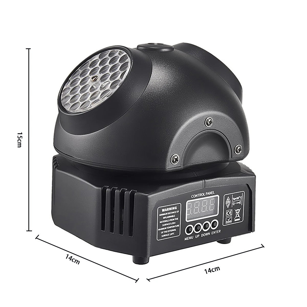 مصابيح تأثير صغيرة 2 في 1 شعاع + ليزر RGBW بألوان كاملة LED + ضوء ليزر أخضر ضوء مسرح DMX مصباح أمامي متحرك