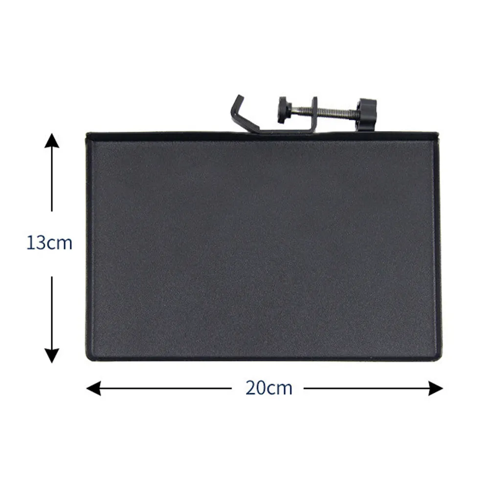 Metal Microphone Holder Sound Tray Clamp Stand Stable Microphone Bracket for Broadcasting Podcast Online Meeting Recording
