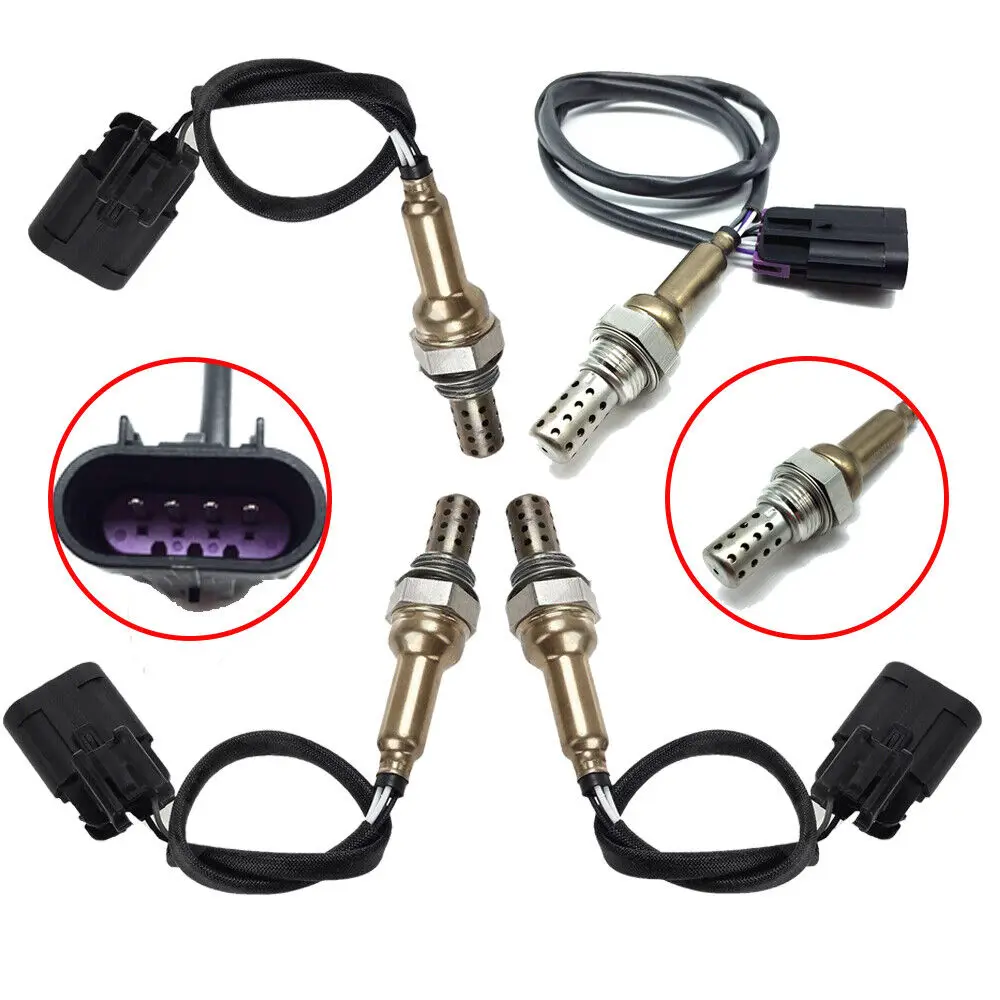 

4pcs Oxygen Sensor For Hyundai 07-11 Azera 3.3L 2006-2011 Azera 3.8L Front+Rear