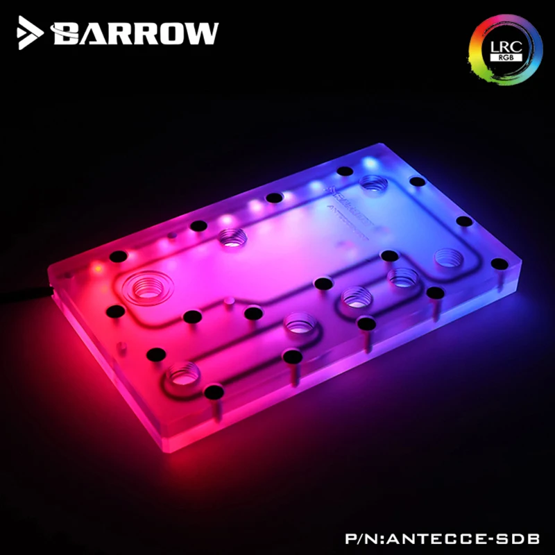 Barrow ANTECCE-SDB Waterway Boards untuk Antec Cube-Casing Razer untuk Intel CPU Water Block & Single GPU Building