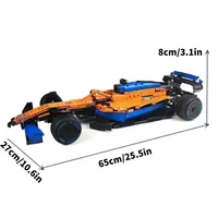 1:8 1432PCS 42141 F1 W14 E Technical Building Set – MOC Race Car Model, Adult Collectible Gift for Auto Enthusiasts