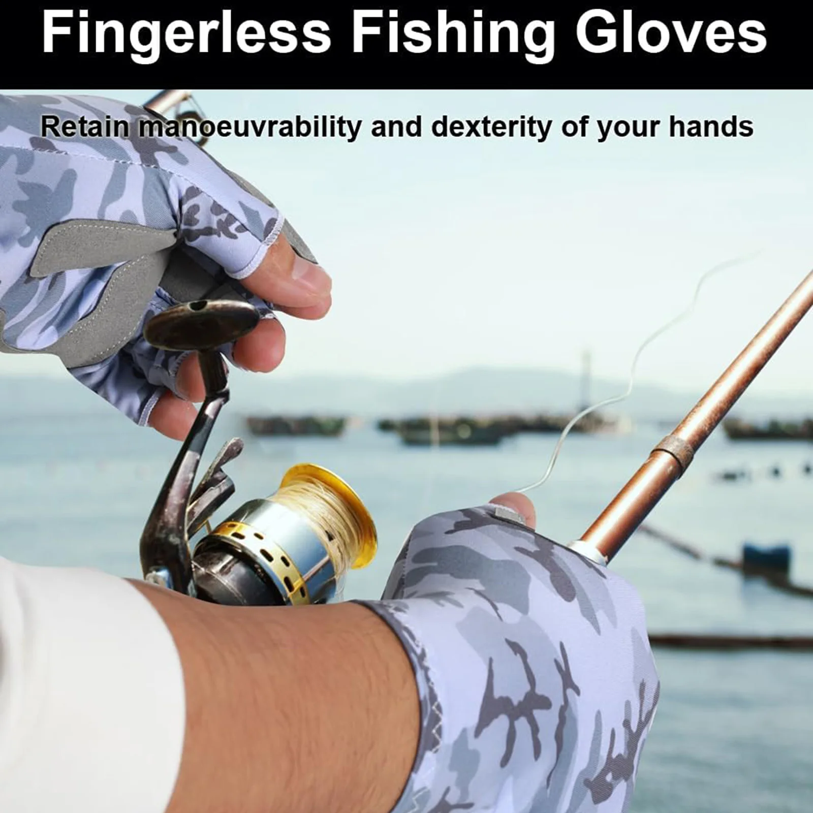 قفازات ركوب الدراجات العصرية المضادة للانزلاق نصف اصبع قفازات التمرين قفازات الحماية من الشمس للنساء والرجال للرياضات الخارجية