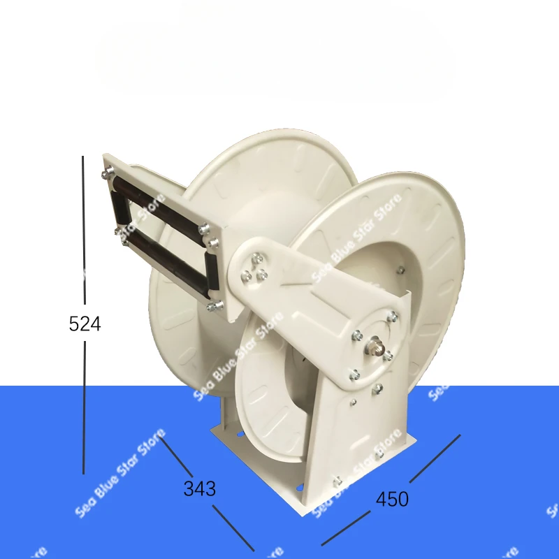 Car refueling machine Reel Automatic telescopic pipe reel 6 minutes 1 inch 10 meters 15 meters 20 meters Fuel pipe storage winch