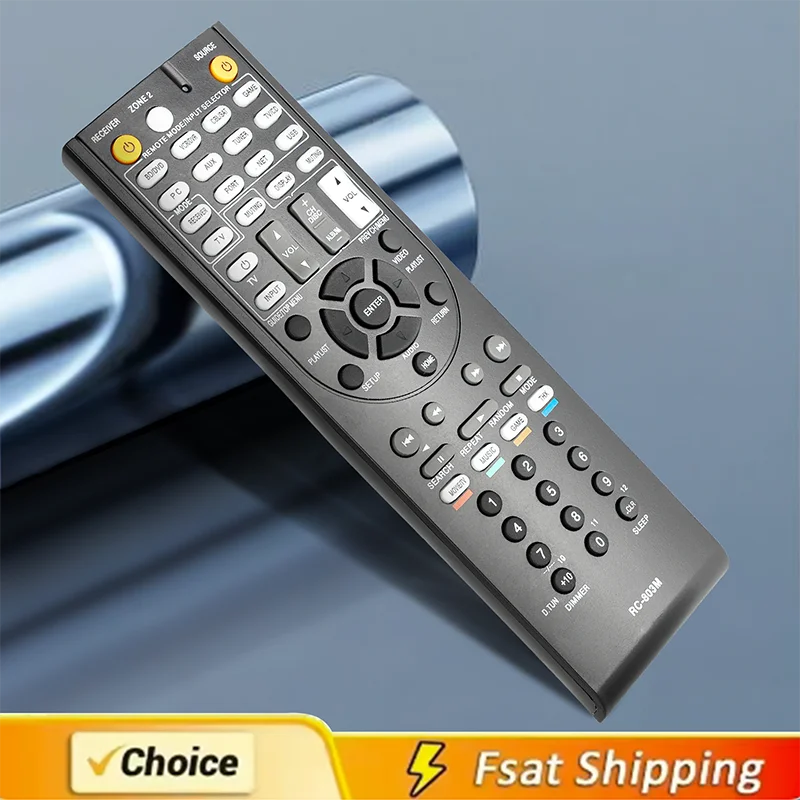 RC-803M For Onkyo AV Receiver Remote Control TX-NR609 TX-NR609B HT-S7409 HT-S8409 TXNR609 TXNR609B HTS7409 HTS8409 Replacement