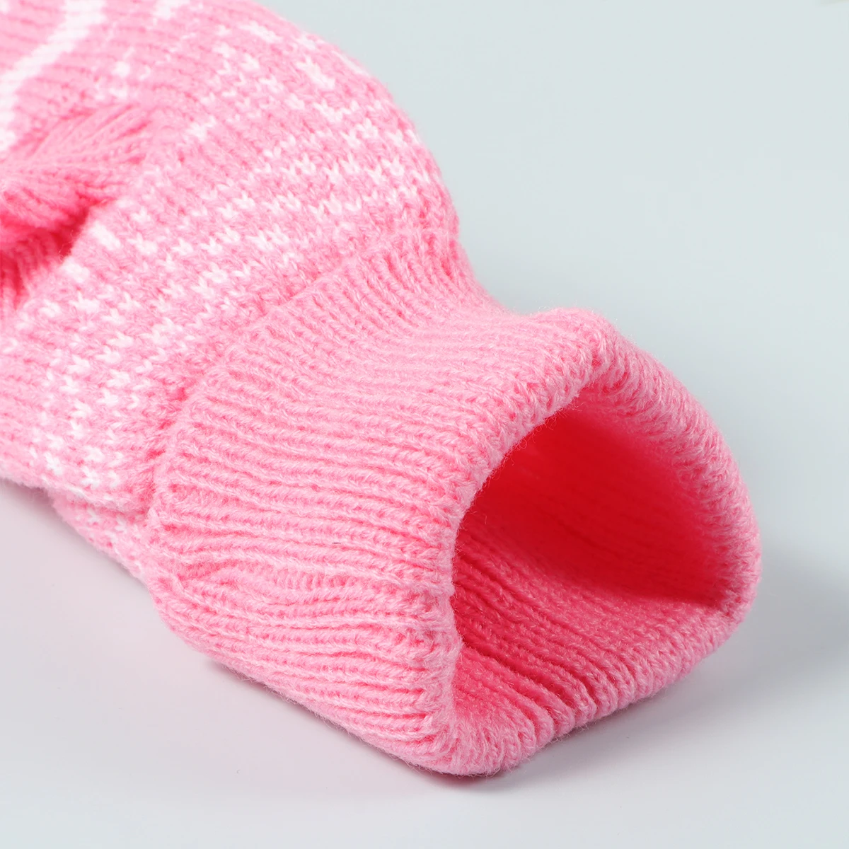 

Turtleneck Sweater Pet Dog Knitted Custom Clothing Chenille Clothes for Large Dogs Pink Holiday Sweaters Pajamas Puppy