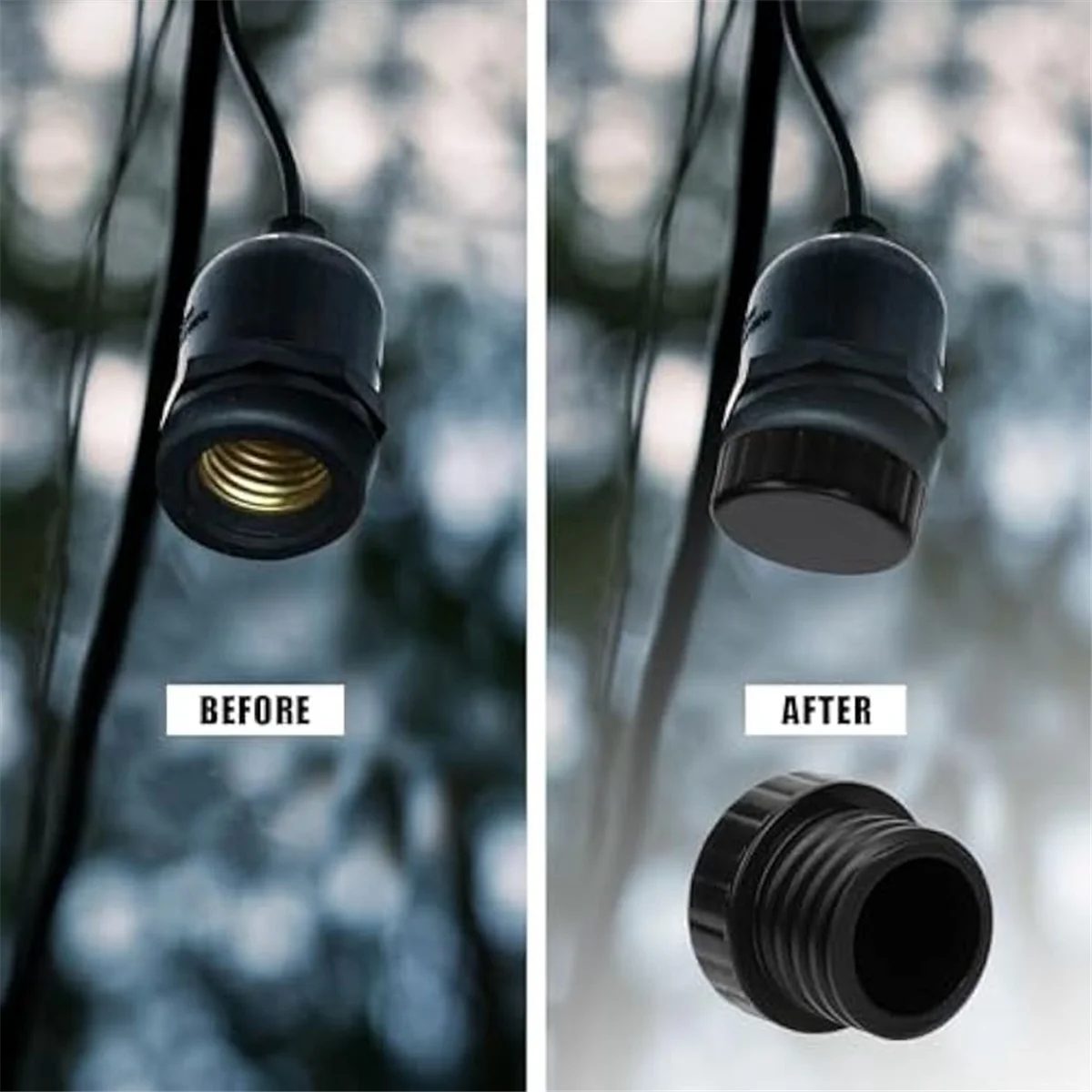 

Light Socket Safety Caps, E26 Bulb Socket Cover Plugs