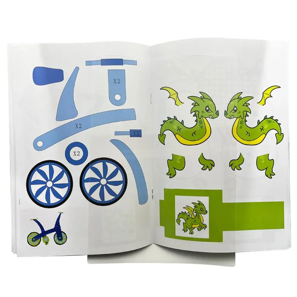 22/40 wzorów Pióro do drukowania 3D Książka do rysowania Przezroczysta płytka Gruby papier 3D Pióro do malowania Album Kolor Poznanie Kopiowanie Tablica do rysowania