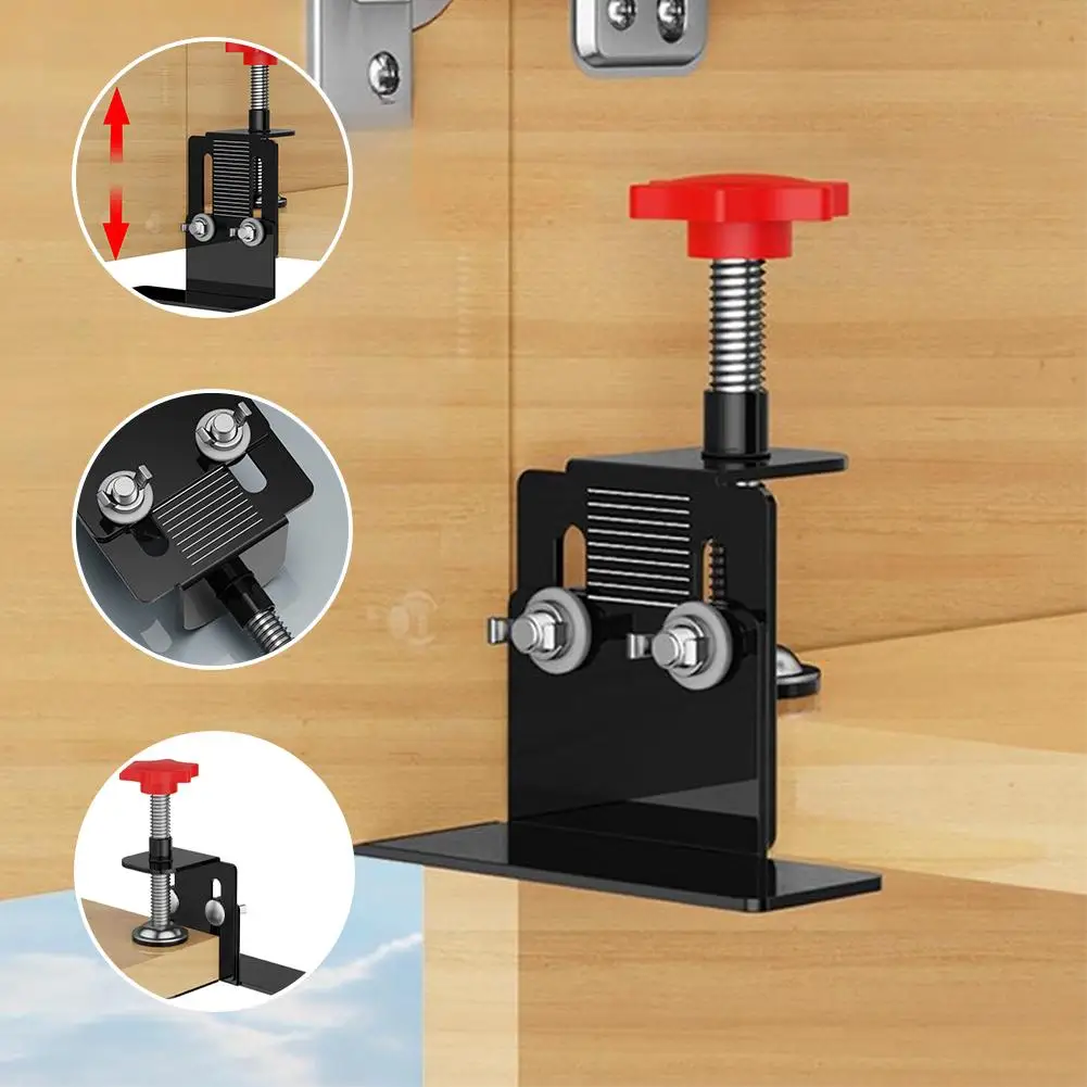 Cabinet Door Mounting Jig Cabinets Frame Clamp Household Door Install Clip Support Tools Woodworking Hidden Positioning Mou I2W8