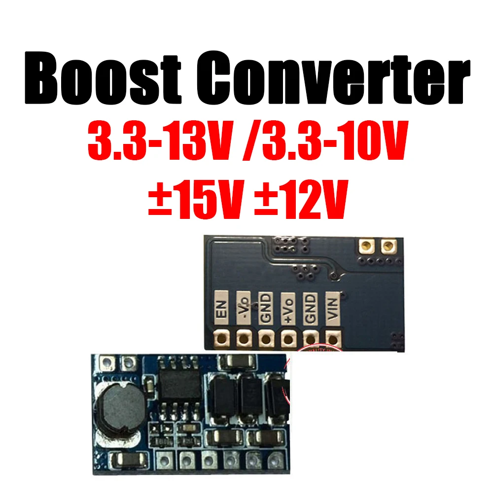 

3W DC-DC Boost Converter 3.3V- 12V 5V 9V to ± 15V ±12V Positive negative voltage regulator Step up Power Supply Module module