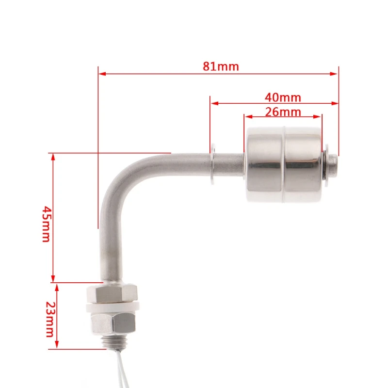 Stainless Steel Float Vertical for Head Liquid Water for Tank