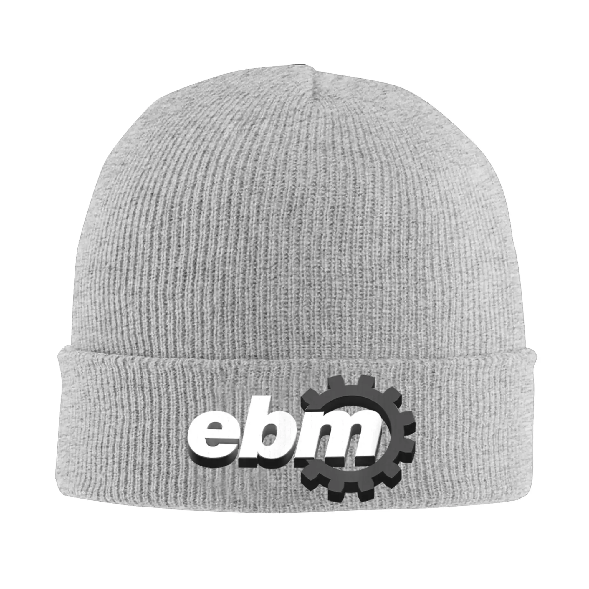 EBM Electronic Body Music Knitted Hat Autumn Winter Beanies Ski Industrial Dance Cap Men Women Acrylic Fashion Skullcap