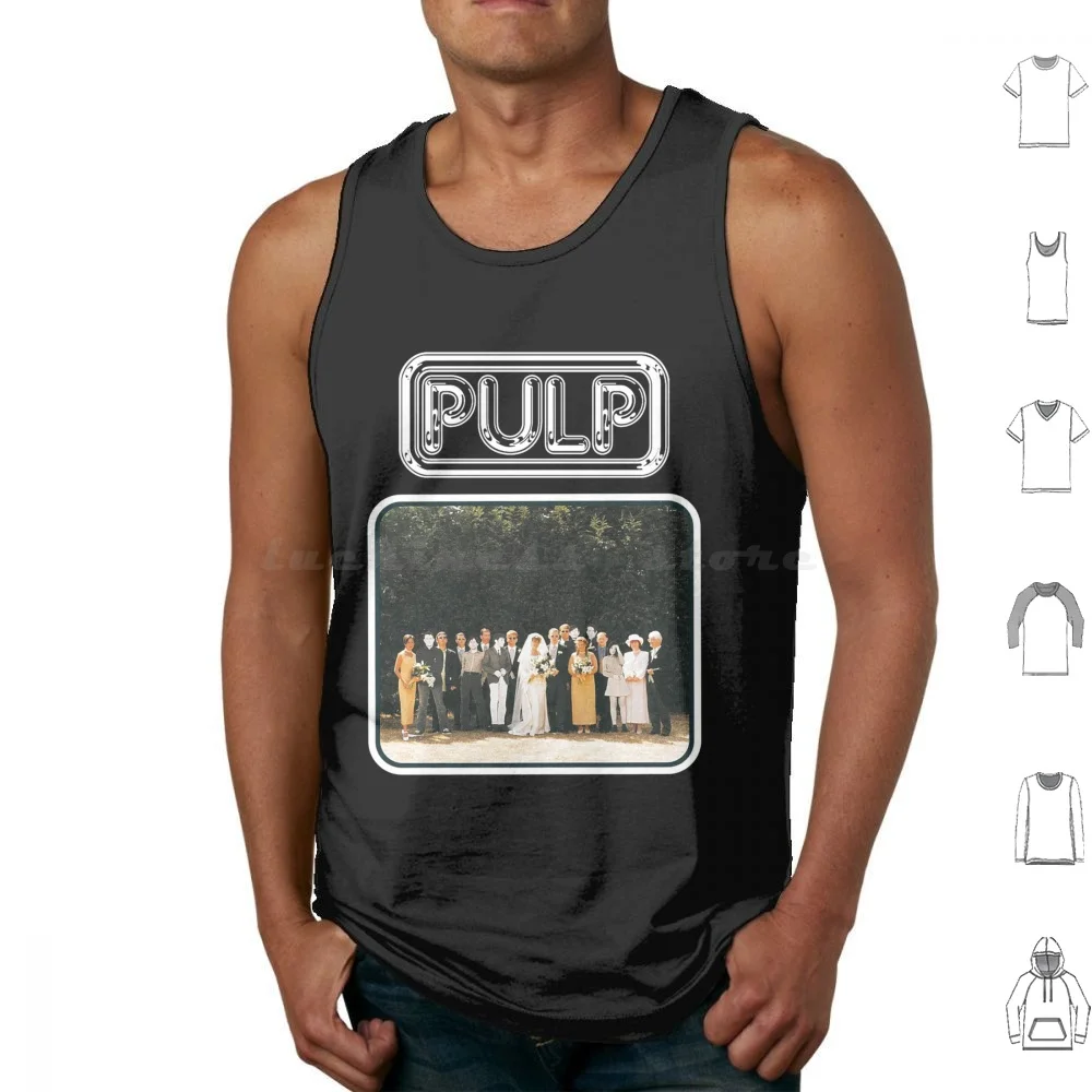 Pulp Tank Tops Vest Sleeveless Manic Street Preachers Manics Music Richey Edwards Nicky Wire James Dean Bradfield Sean Moore