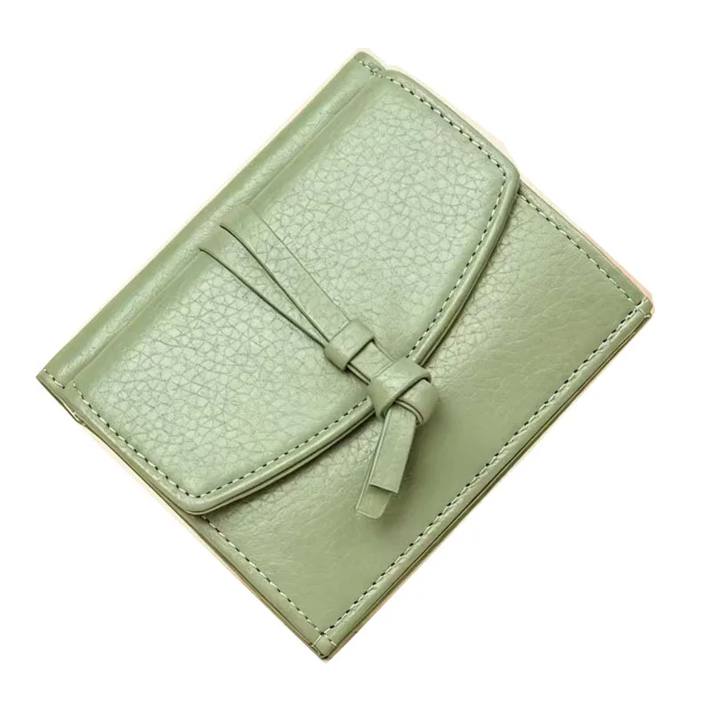 Short Genuine Leather Purse 2026 New Cow Leather Wallet Woman Mini Card Holder Cowhide Clutch Bag With Box