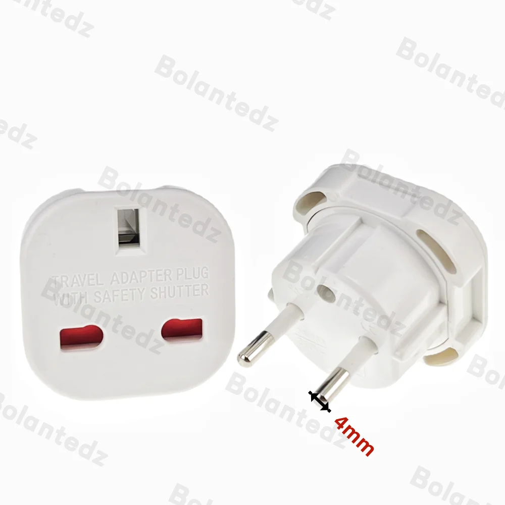 1 Stück UK auf EU Steckdosenadapter 220V Euro Reisestecker Konverter AC Wandladegerät Netzteil UK British Adapter Steckdosen – Detail 1